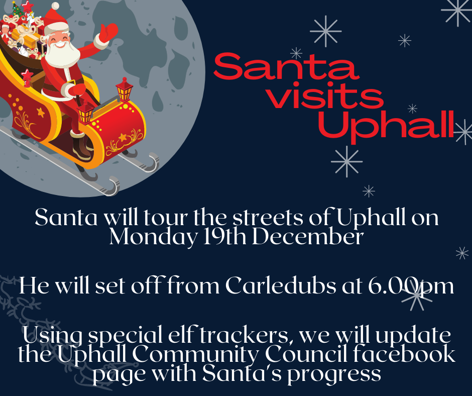 Santa visits Uphall on 19 December