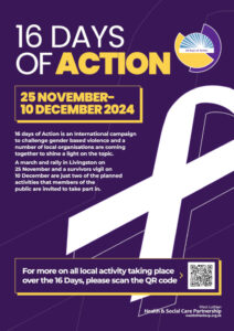 16 Days of Action Against Gender Based Violence – Uphall Community Council
