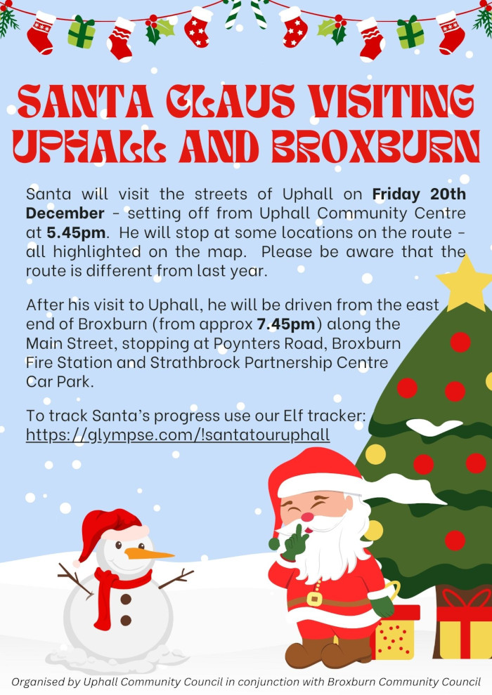 Uphall and Broxburn Santa Visit