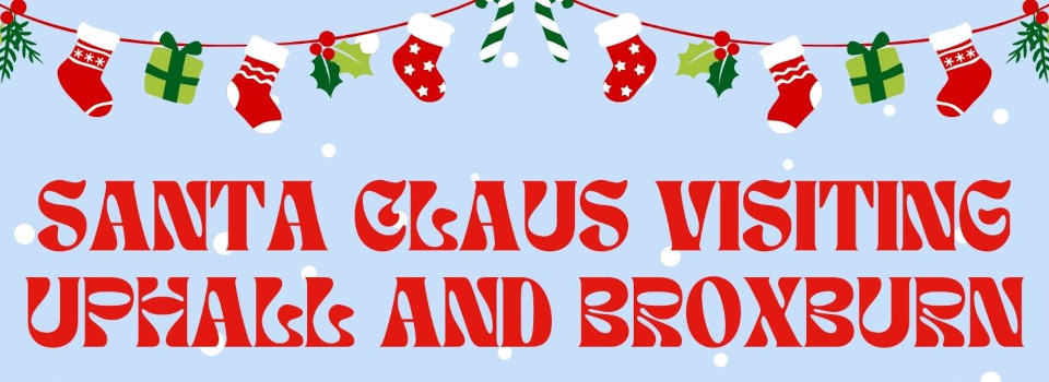 Santa Claus visit to Uphall and Broxburn
