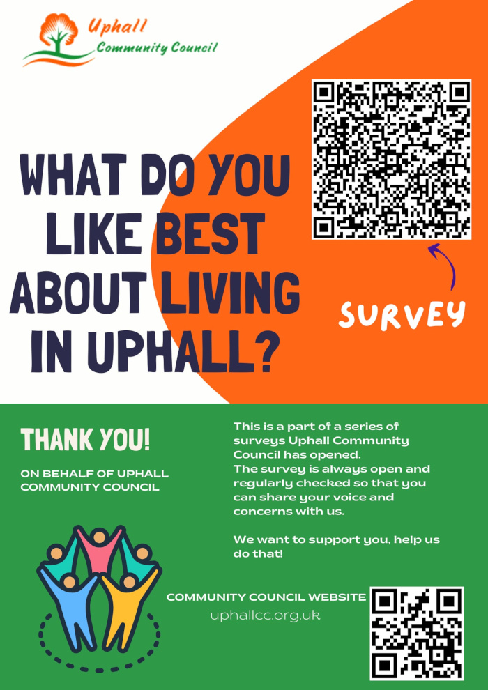 Uphall CC survey poster